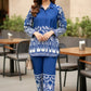 02 Piece Ready to wear Printed  Shirt & Trouser
