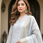 03 Piece Ready to wear Embroidered