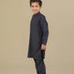 Purple Blended Kurta Trouser - Kids