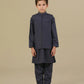 Deep Burgundy Kurta Trouser with Blended Waistcoat - Kids