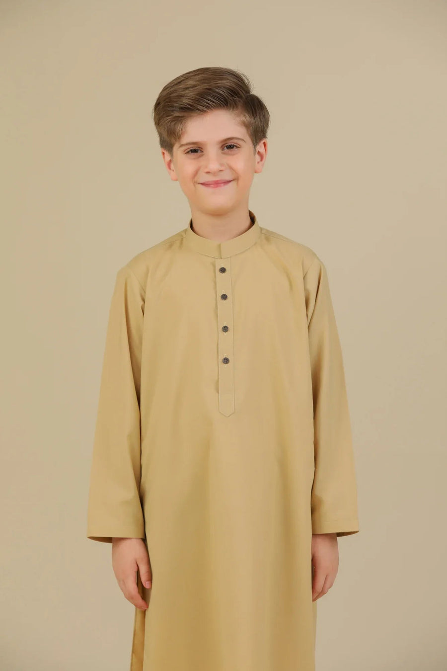 Ivory Blended Kurta Trouser - Kids