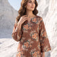 02 Piece Unstitched Printed Lawn