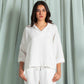 MUSLIN JHONNY COLLAR SHIRT