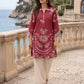 02 Piece Ready To Wear Embroidered Shirt & Trouser