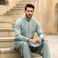 02 Piece Ready to wear Mens Embroidered Shalwar & Kameez