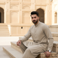 02 Piece Ready to wear Mens Embroidered Shalwar & Kameez