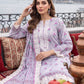 03 Piece Unstitched Printed Embroidered Lawn