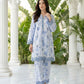 02 Piece Stitched Printed Embroidered Lawn
