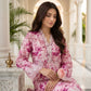 02 Piece Stitched Printed Embroidered Lawn