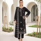 03 Piece Unstitched Monochrome Dyed Embroidered with Embroidered Lawn Dupatta