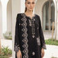 03 Piece Unstitched Monochrome Dyed Embroidered with Embroidered Lawn Dupatta