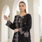 03 Piece Unstitched Monochrome Dyed Embroidered with Embroidered Lawn Dupatta