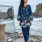 02 Piece Ready To Wear Printed Shirt & Trouser