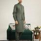 Army Green Soft Cotton Waistcoat - Men