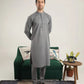 Light Grey Soft Cotton Kurta Trouser - Men