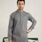Light Grey Soft Cotton Kurta Trouser - Men
