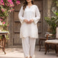02 Piece Ready To Wear Embroidered Shirt & Trouser