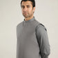 Light Grey Soft Cotton Waistcoat - Men