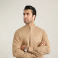 Camel Soft Cotton Waistcoat - Men