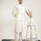 Bosky White Soft Cotton Kurta Trouser with Waistcoat - Men