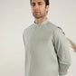 Light Mint Soft Cotton Kurta Trouser with Waistcoat - Men
