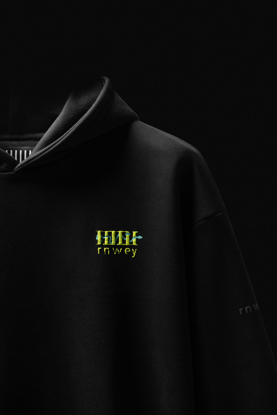reminiscence puff printed hoodie I