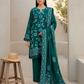 03 Piece Unstitched Pashmina Printed