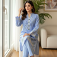 02 Piece Unstitched Embroidered with Shirt & Trouser