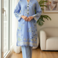 02 Piece Unstitched Embroidered with Shirt & Trouser