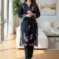 02 Piece Unstitched Embroidered with Shirt & Trouser