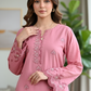 02 Piece Stitched Embroidered With Shirt & Trouser