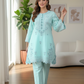 02 Piece Stitched Embroidered With Shirt & Trouser