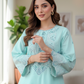 02 Piece Stitched Embroidered With Shirt & Trouser