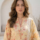 03 Piece Unstitched Printed with Embroidered Lawn Cutwork Dupatta