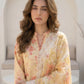 03 Piece Unstitched Printed with Embroidered Lawn Cutwork Dupatta
