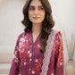 03 Piece Unstitched Printed with Embroidered Lawn Cutwork Dupatta