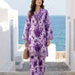 02 Piece Ready To Wear Printed Embroidered Shirt & Trouser