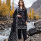 03 Piece Unstitched Printed Pashmina