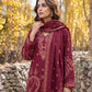 03 Piece Unstitched Printed Pashmina