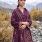 03 Piece Unstitched Printed Pashmina