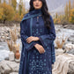03 Piece Unstitched Printed Pashmina