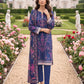 03 Piece Unstitched Printed Lawn