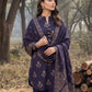 03 Piece Unstitched Textured Printed Marina
