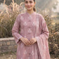 03 Piece Unstitched Textured Printed Marina