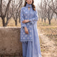 03 Piece Unstitched Textured Printed Marina