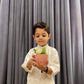 Off White Blended Kurta Trouser - Kids