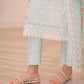 03 Piece Stitched Embroidered Jacquard With Embroidered Chiffon Dupatta