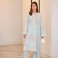 03 Piece Stitched Embroidered Jacquard With Embroidered Chiffon Dupatta