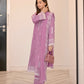 03 Piece Stitched Embroidered Jacquard With Embroidered Chiffon Dupatta