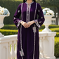 01 Piece Ready to wear Embroidered Velvet Shirt